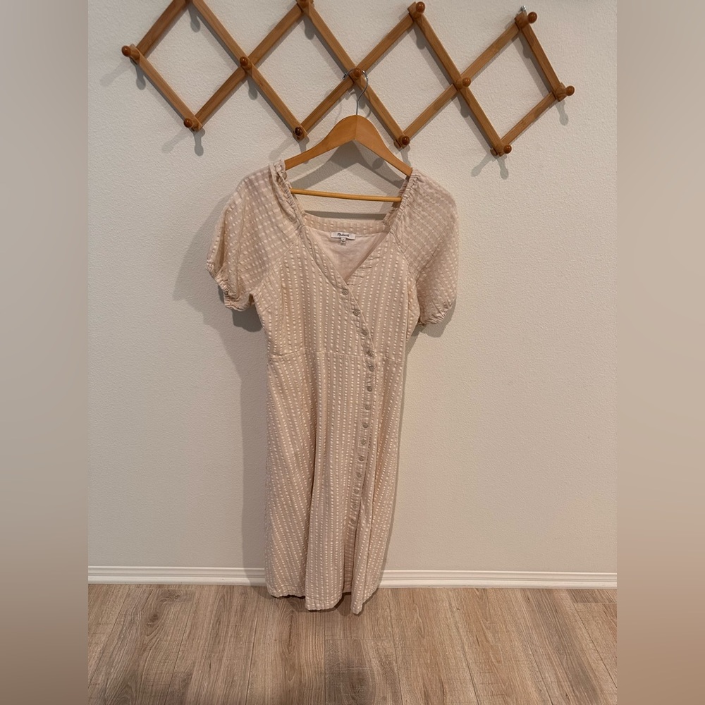 ☀️NWOT Button-Front Madewell Midi Dress